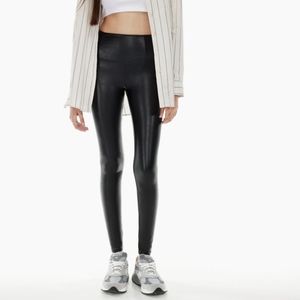 Aritzia Wilfred Free Daria Pants Leggings in Black XXS Full Length